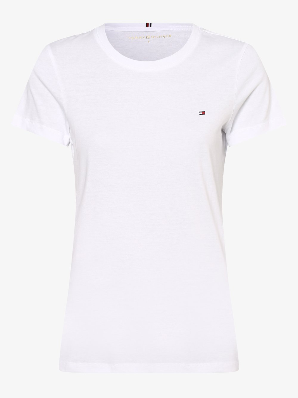 Tommy Hilfiger T-shirt damski Kobiety Bawełna biały, L