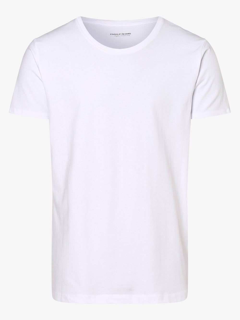 Finshley & Harding T-shirty pakowane po 2 szt. Mężczyźni Bawełna biały, M