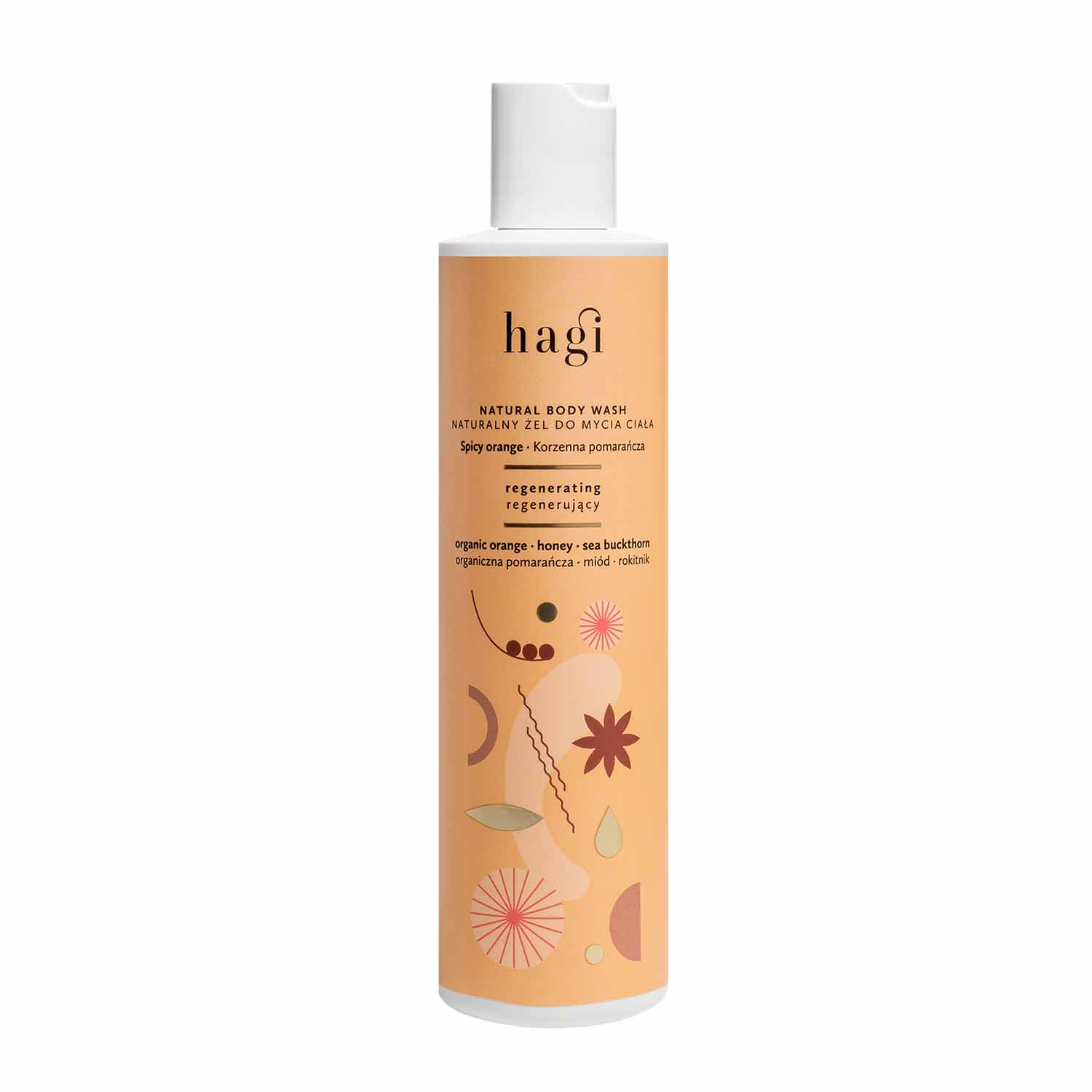 Hagi żel do mycia ciała regenerujący Korzenna Pomarańcza 200 ml