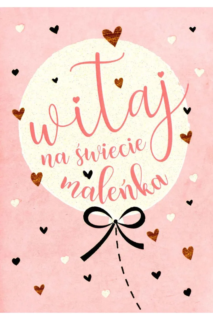 Karnet B6 PR-173 Witaj na świecie, maleńka