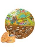 Puzzle okrągłe 150 el. Dinozaury