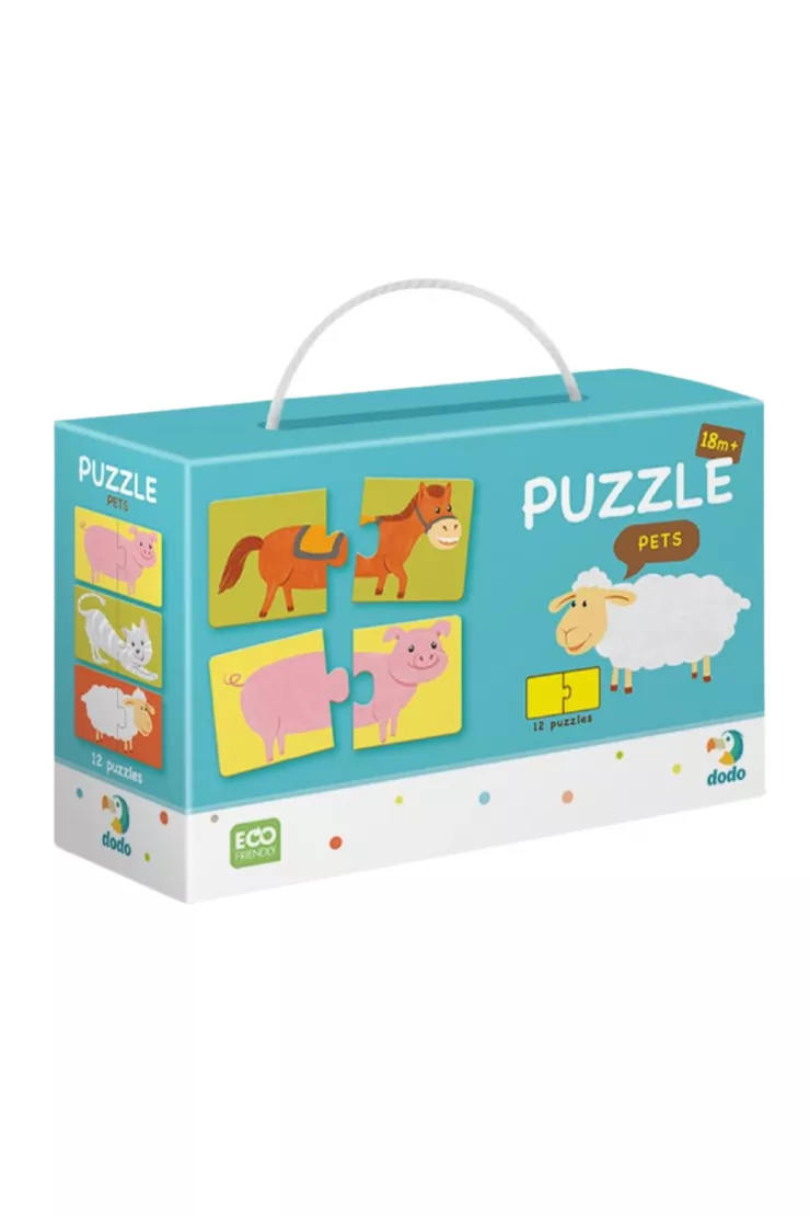 Puzzle Duo Połówki Zwierzęta