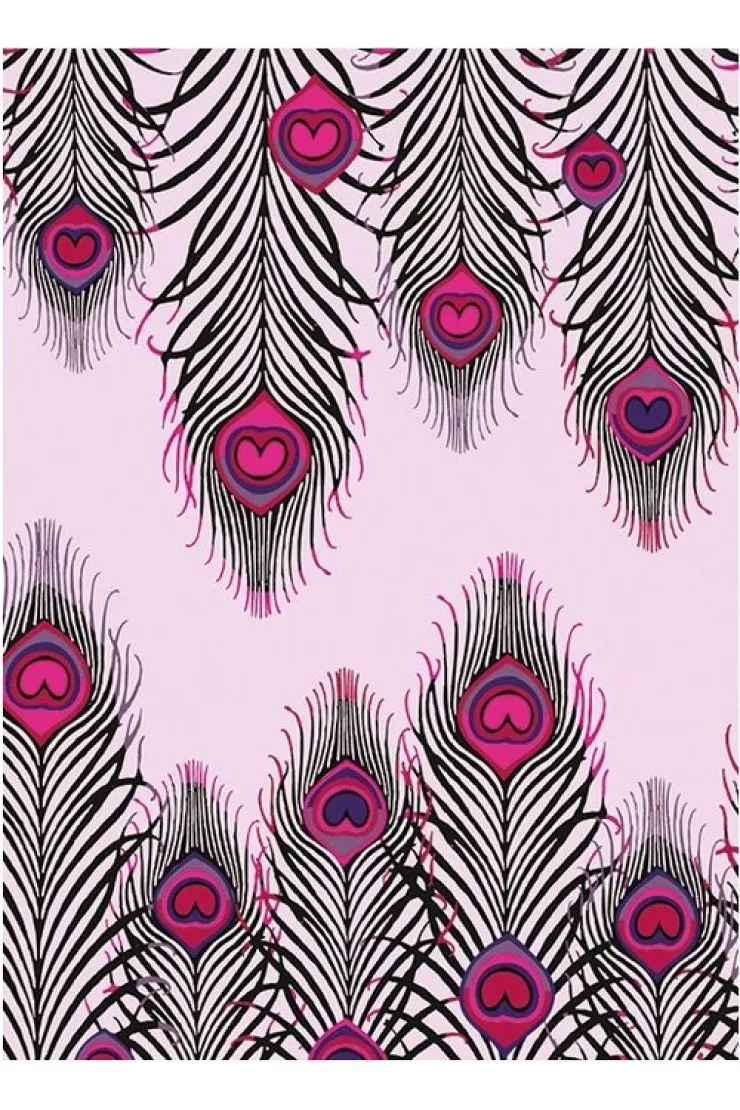 Karnet B6 z kopertą Peacock Heart