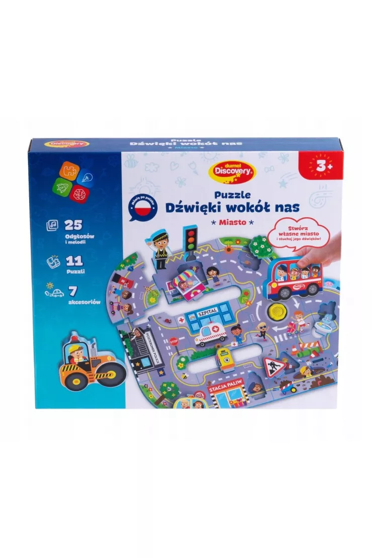 Puzzle dźwięki wokół nas - Miasto