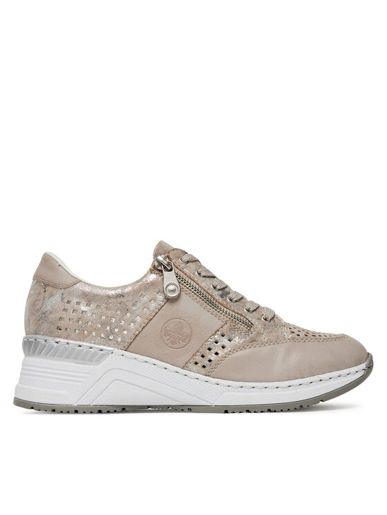 Rieker Sneakersy N4327-80 Beżowy