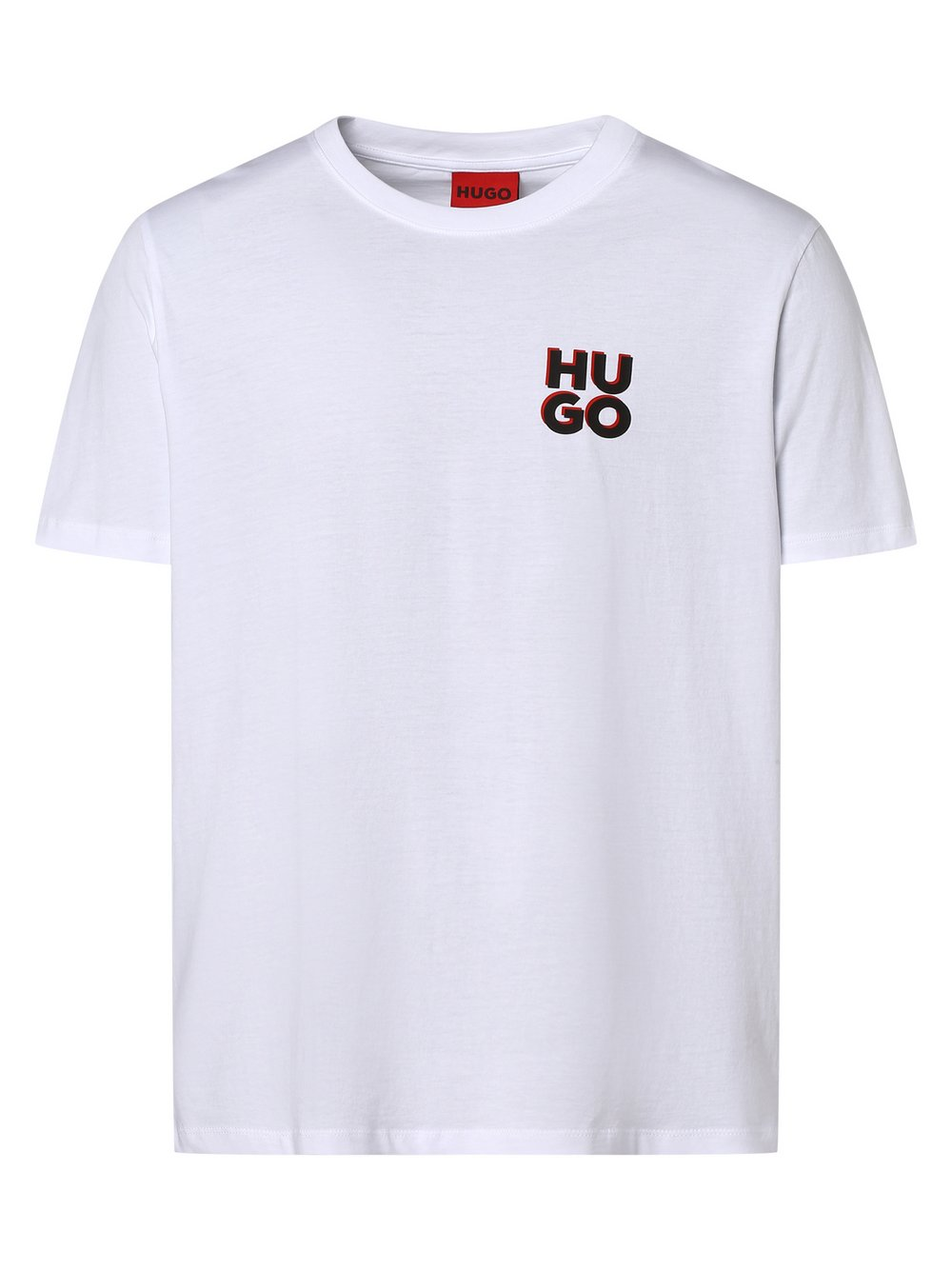 HUGO T-shirty pakowane po 2 szt. Mężczyźni Bawełna czarny|biały, S
