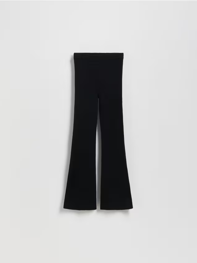 Reserved - Legginsy flare - czarny