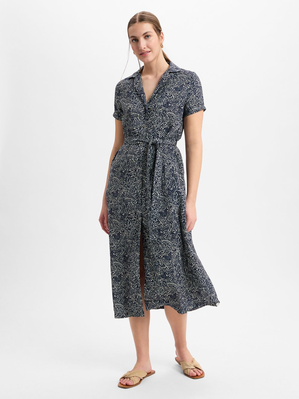 Ragwear Damska sukienka maxi - Sawira Long Kobiety wiskoza niebieski, XS