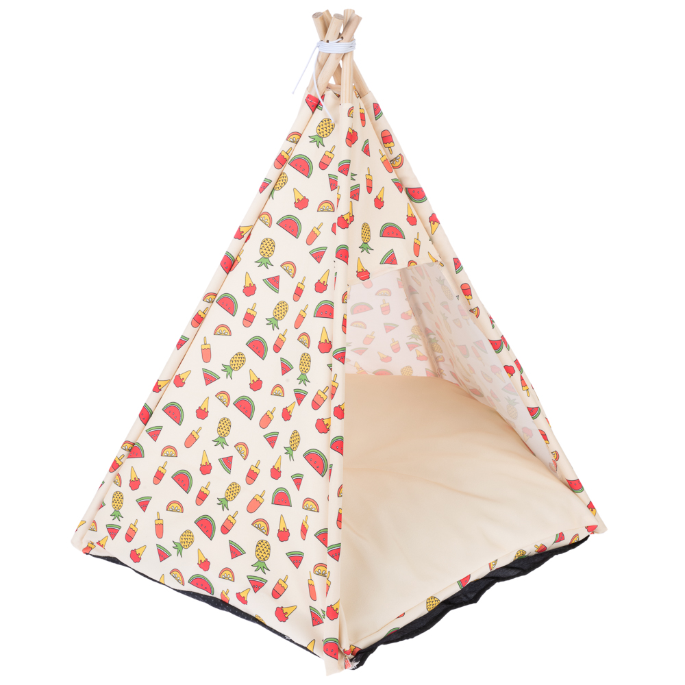 TIAKI jaskinia dla zwierząt, tropikalne tipi - ok. Ø 65 x wys. 75 cm