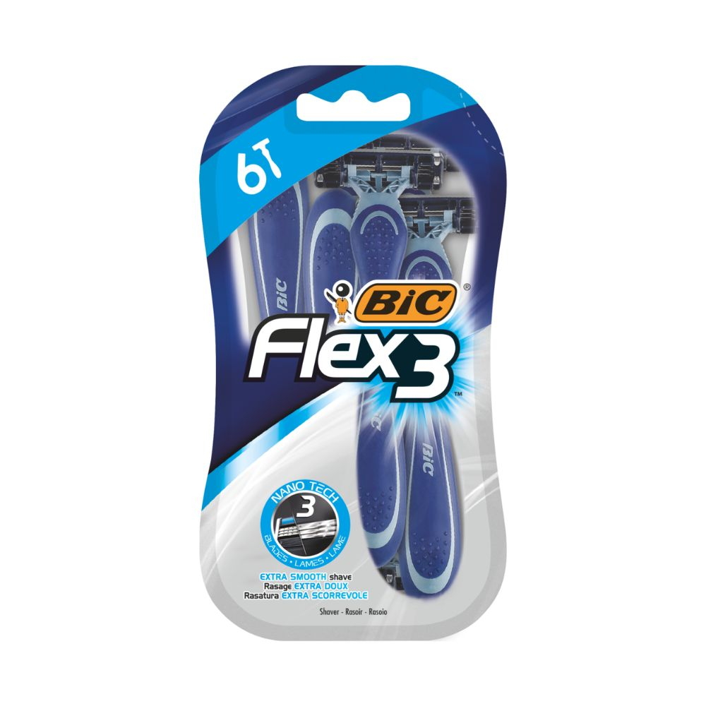 BiC Flex 3 zestaw maszynek do golenia 6 szt