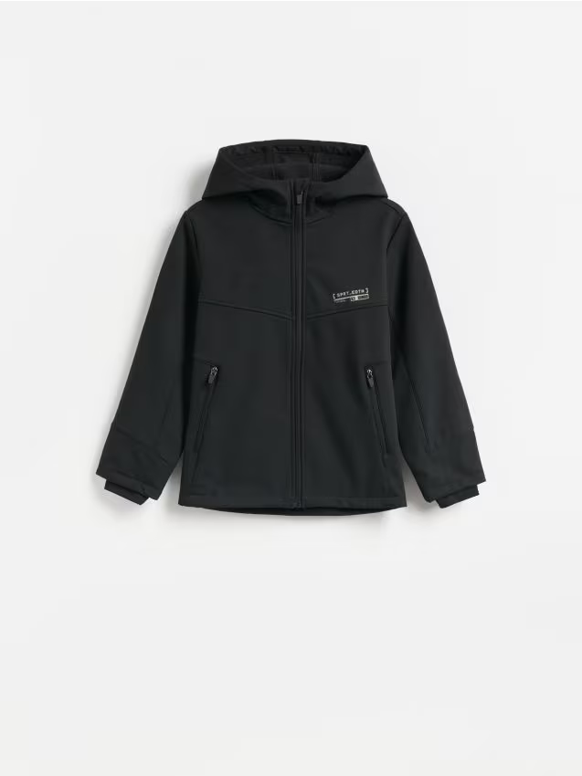 Reserved - Wodoodporna kurtka softshell - czarny