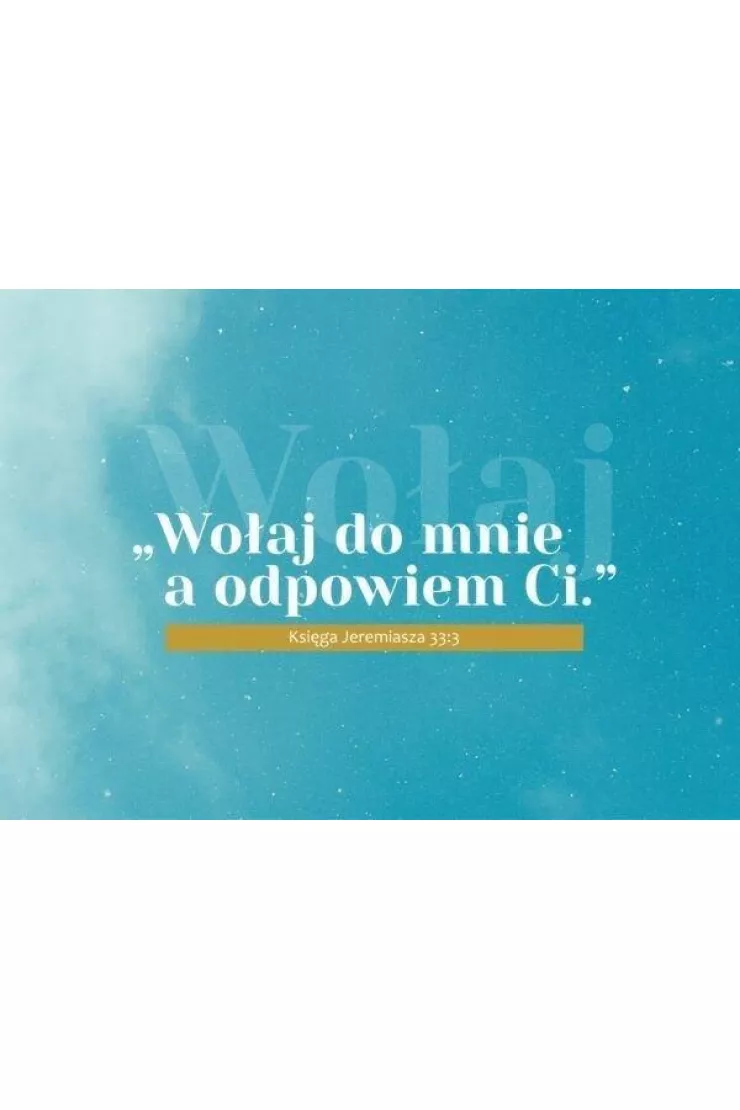 Karnet Wołaj do mnie - niebo