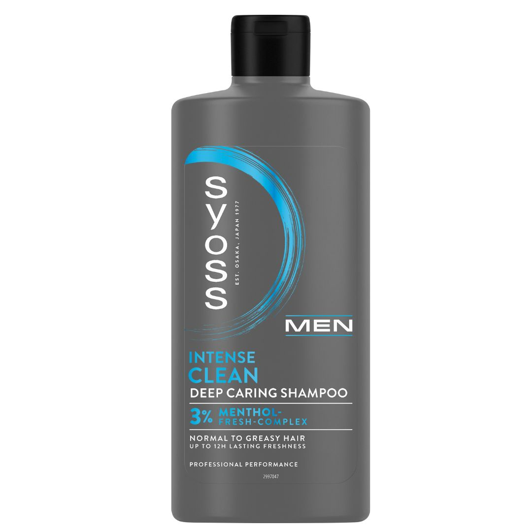 Syoss Men Clean & Cool Shampoo szampon do włosów normalnych i szybko przetłuszczających się dla mężczyzn 440 ml