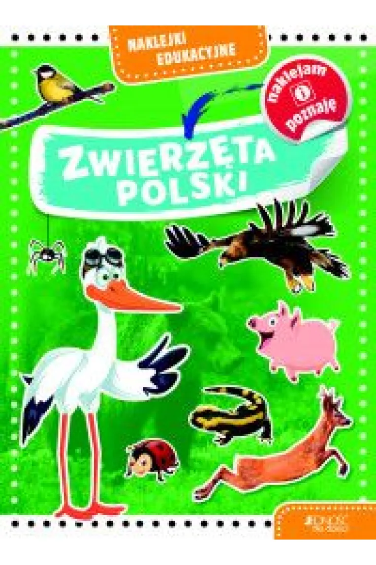 Naklejki edukacyjne. Zwierzęta Polski