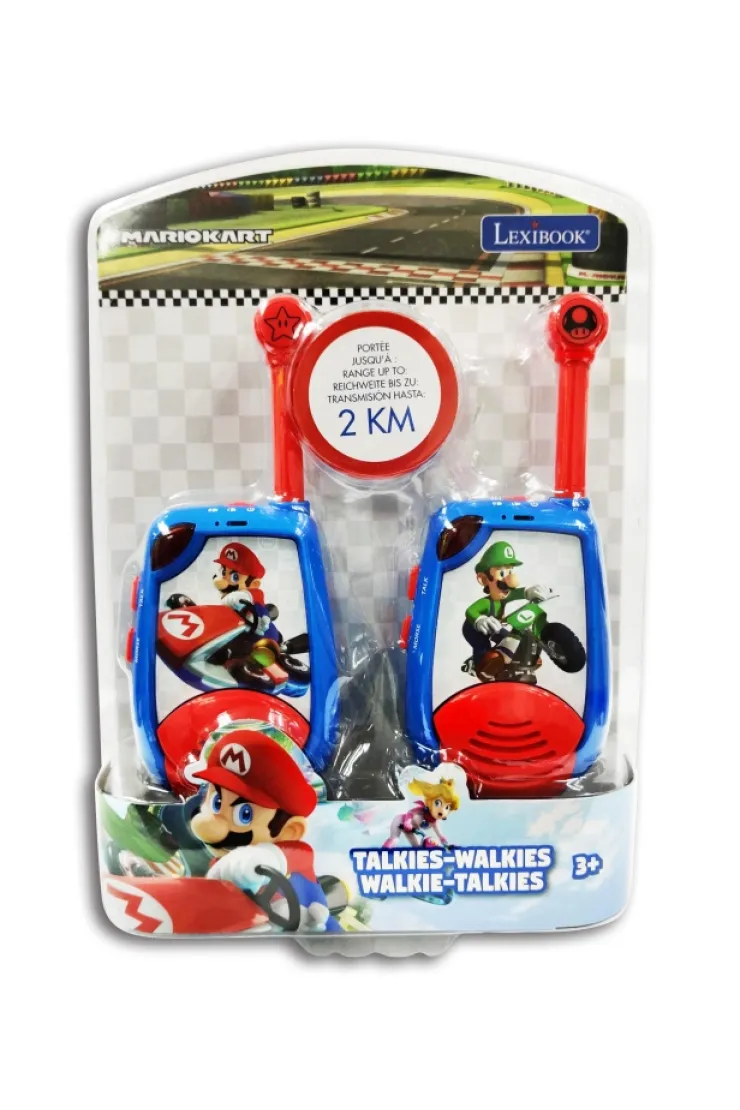 Krótkofalowki Walkie-talkie Mario Kart z funkcją alfabetu Morse`a TW25NI