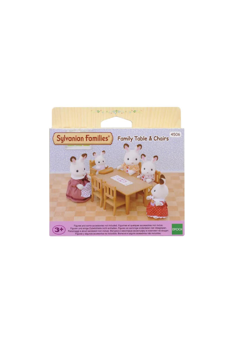 Sylvanian Zestaw do jadalni. Stół i krzesła