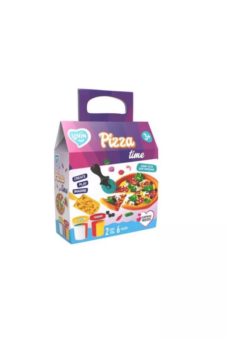 Zestaw kreatywny ciastolina Pizza time