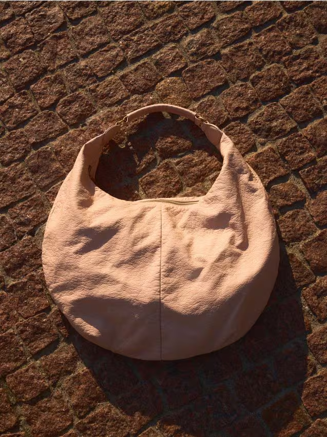 Reserved - Torebka hobo - beżowy