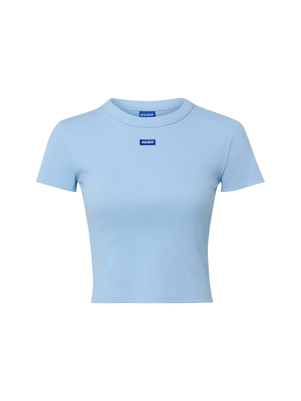 HUGO BLUE Koszulka damska - Baby Tee_B Kobiety Bawełna niebieski, XS