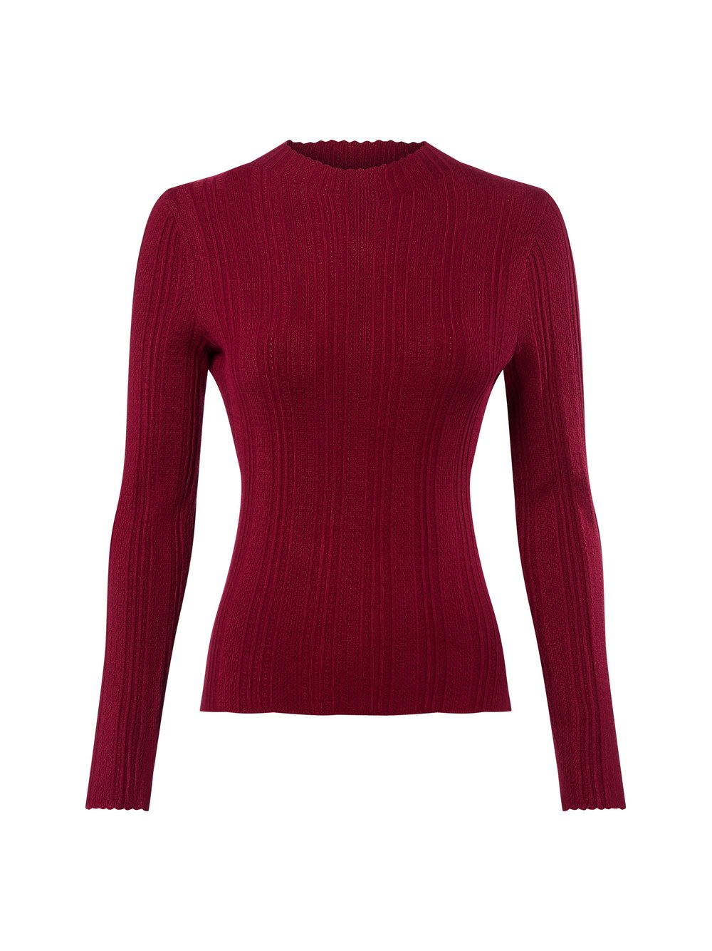 Marie Lund Damski sweter z koronkowej dzianiny Kobiety czerwony, M