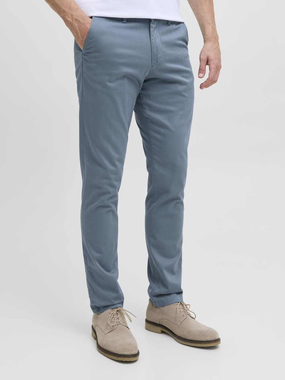Jack & Jones Chinosy - JPSTMarco Bowie Mężczyźni Bawełna niebieski, 33-30