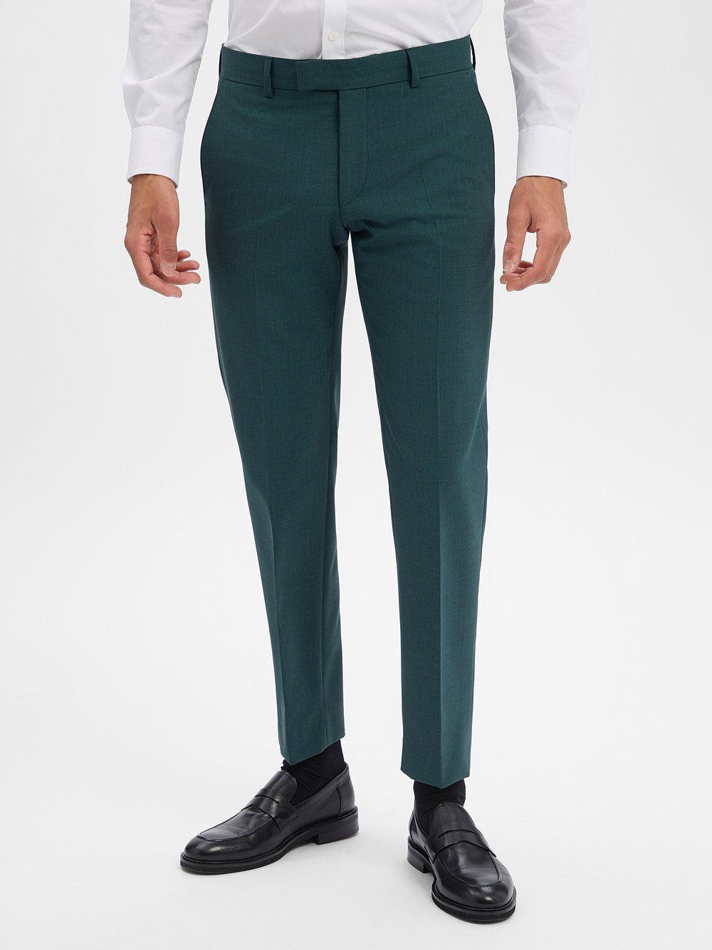 Strellson Spodnie z zawartością wełny - Melvin Mężczyźni Slim Fit zielony, 24