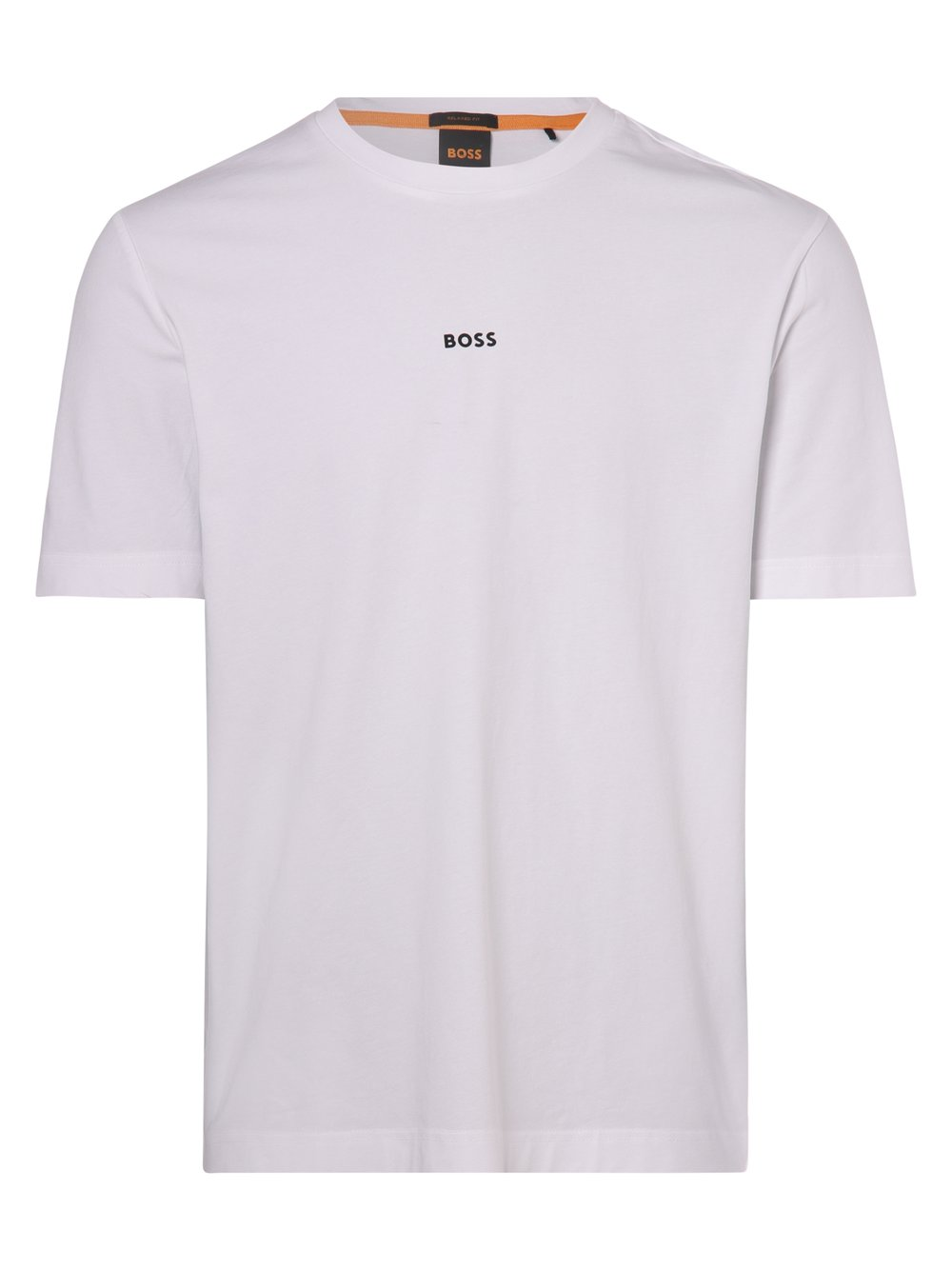 BOSS Orange T-shirt męski Mężczyźni Bawełna biały, M