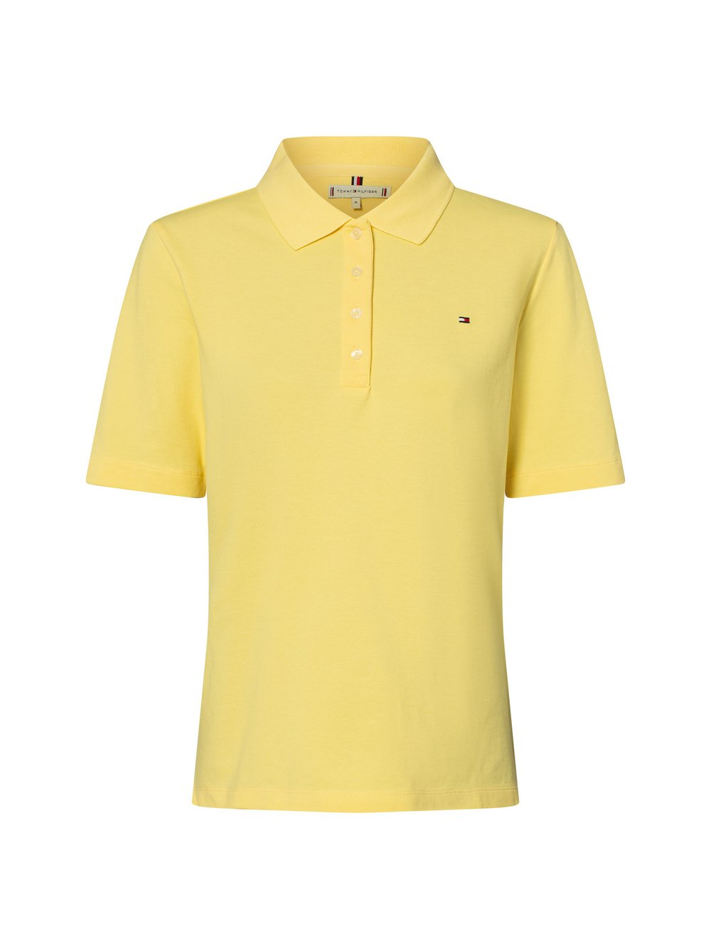 Tommy Hilfiger Damska koszulka polo Kobiety Bawełna żółty, S