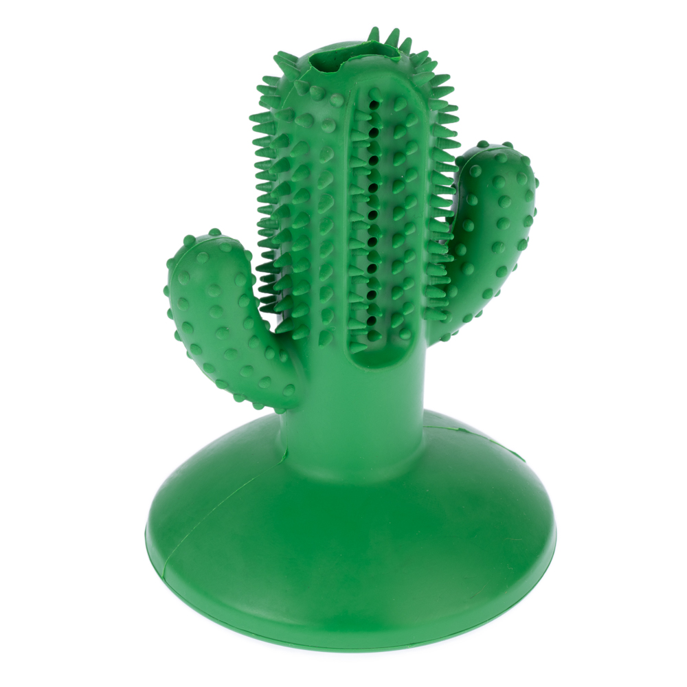 TIAKI zabawka do żucia, gumowy kaktus - Ø 9,5 x wys. 12 cm