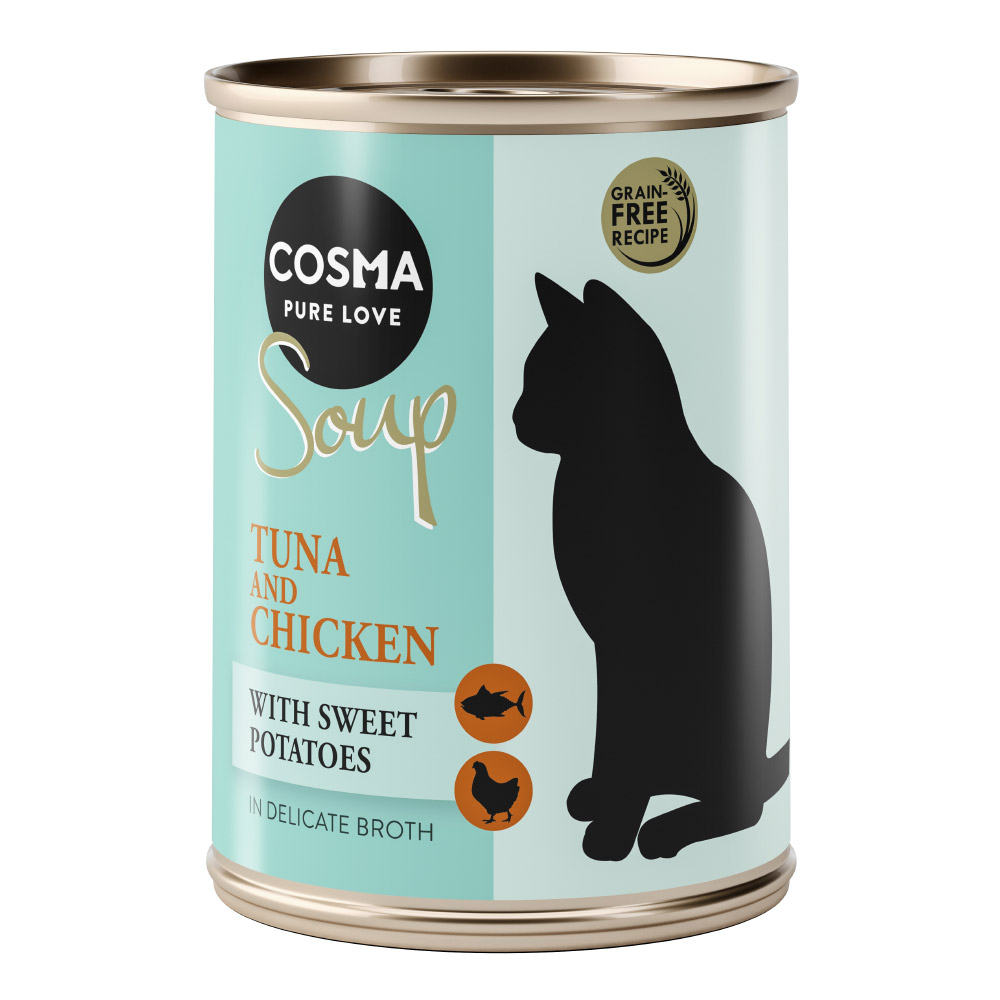 Cosma Soup, 6 x 100 g - Tuńczyk z filetem z kurczaka i batatem
