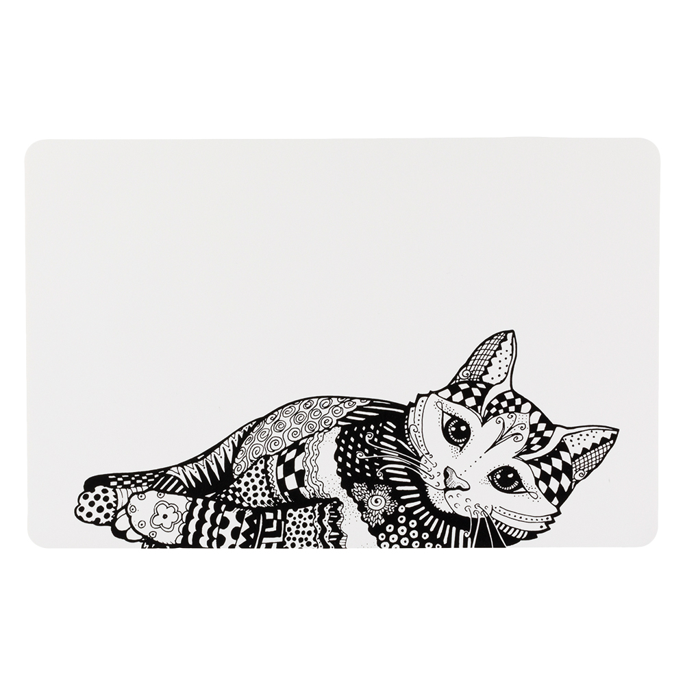 Trixie Kot podkładka pod miskę  - Dł. x szer.: 44 x 28 cm miniaturka