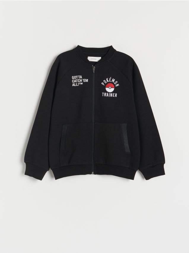 Reserved - Bluza oversize Pokémon - czarny
