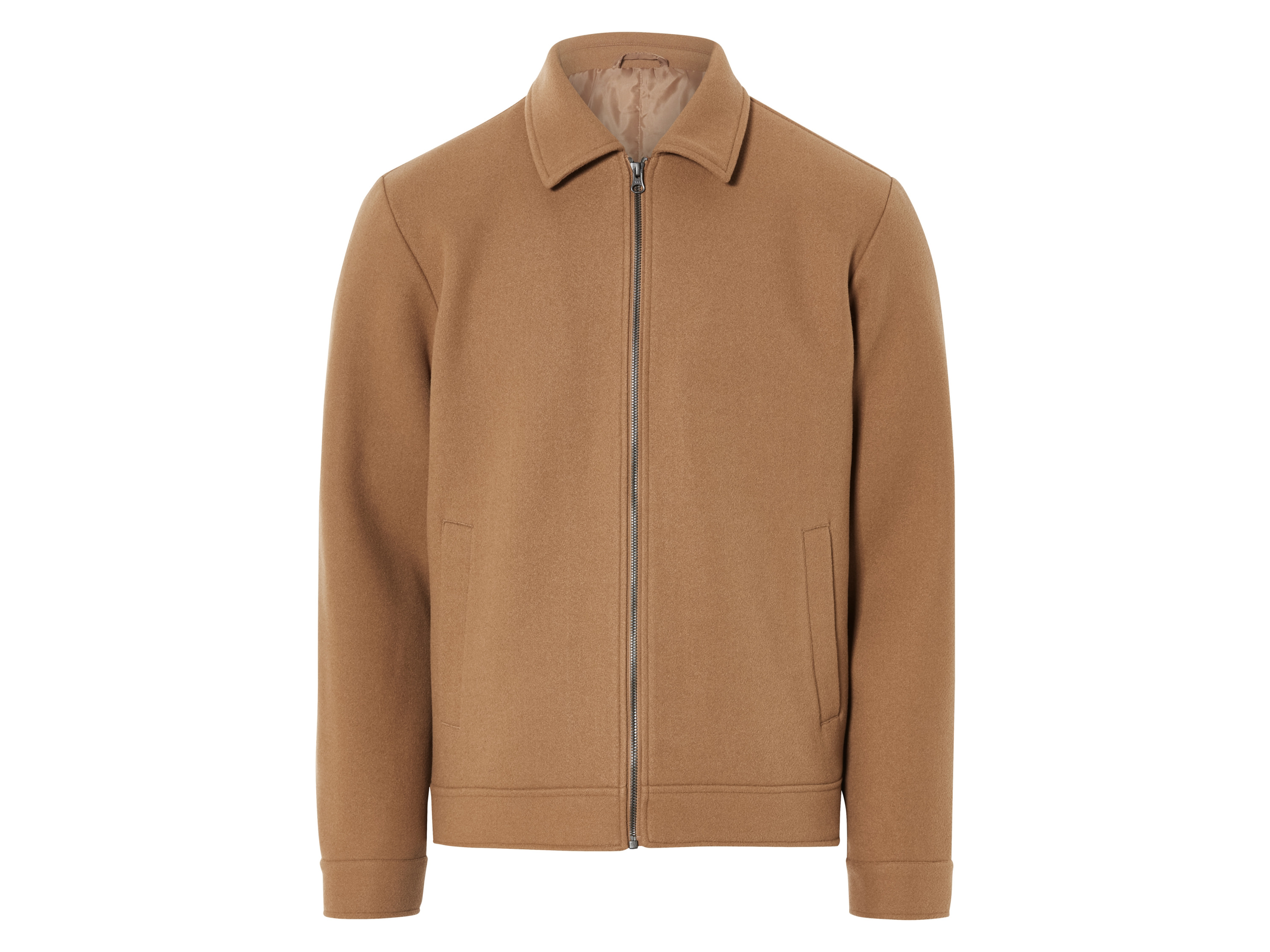 LIVERGY® Kurtka męska w stylu wełnianym (XL(56/58), Brązowy)