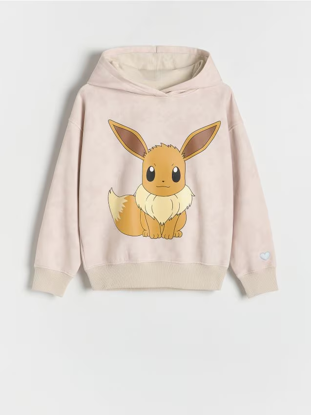 Reserved - Bluza Pokémon - beżowy