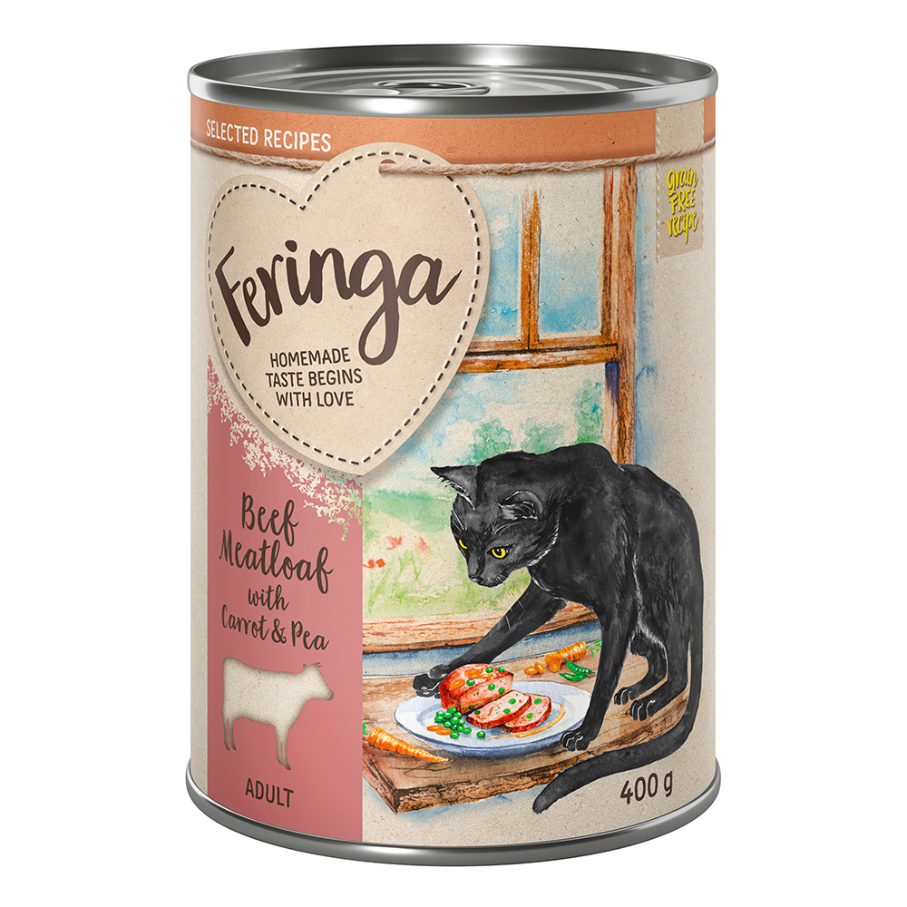 Feringa Selected Recipes, 6 x 400 g - Pieczeń rzymska z marchewką i groszkiem 6 x 400 g