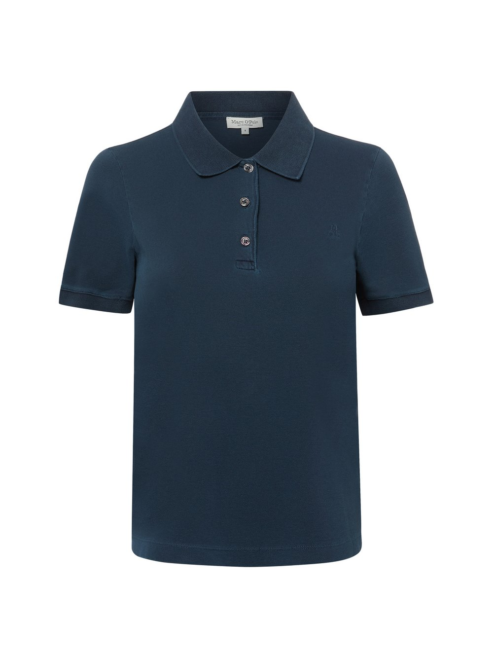 Marc O'Polo Damska koszulka polo Kobiety Bawełna niebieski, XXL