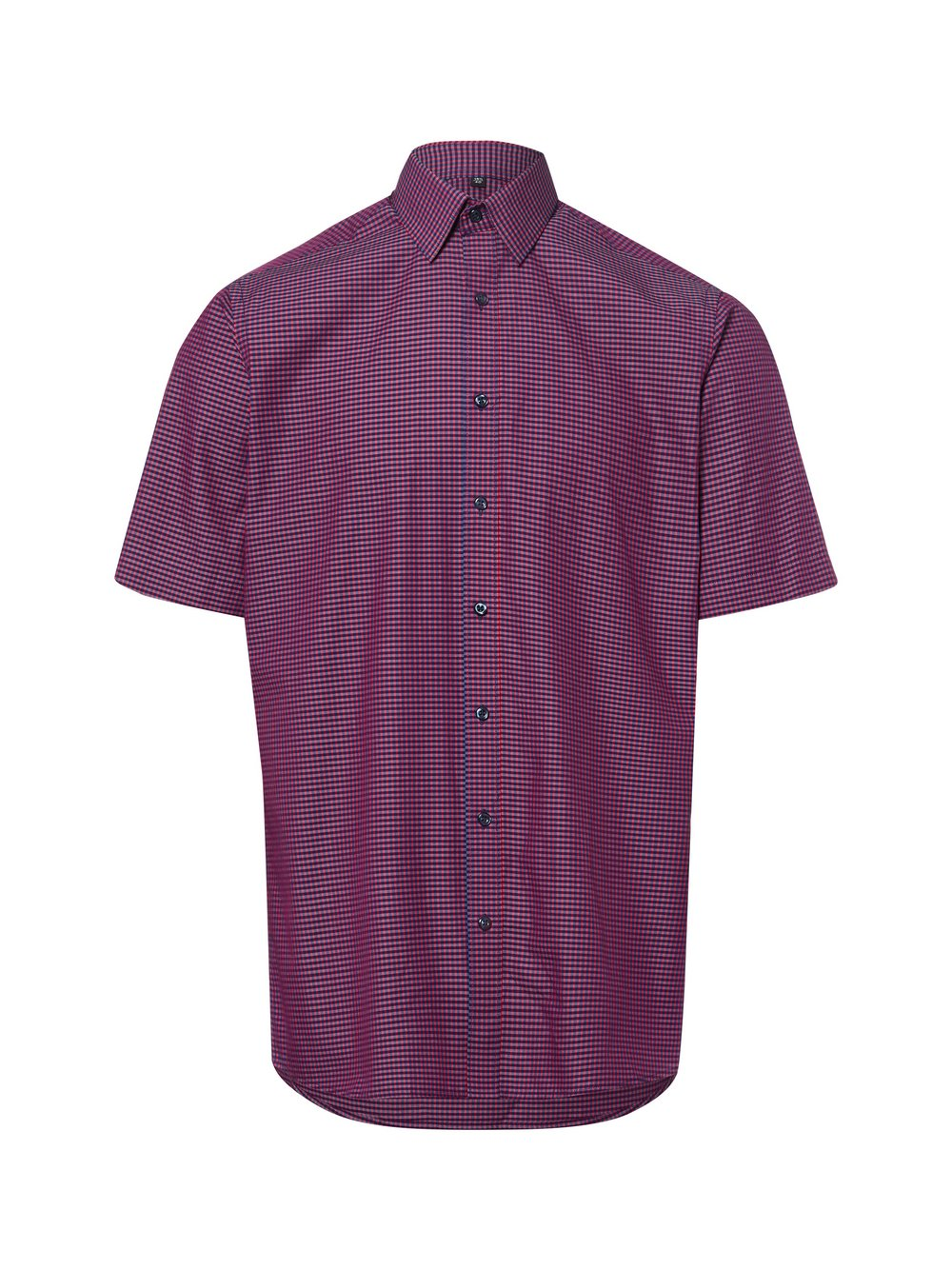 Finshley & Harding Męska koszulka z krótkim rękawem Mężczyźni Modern Fit Bawełna (100%) czerwony, 45