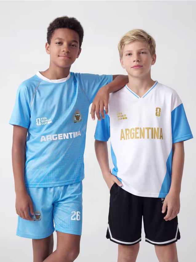 Reserved - T-shirt FIFA World Cup - biały