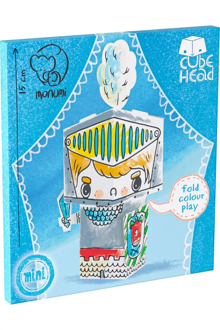 Kolorowanka CubeHead, 3D MINI, "Rycerz"