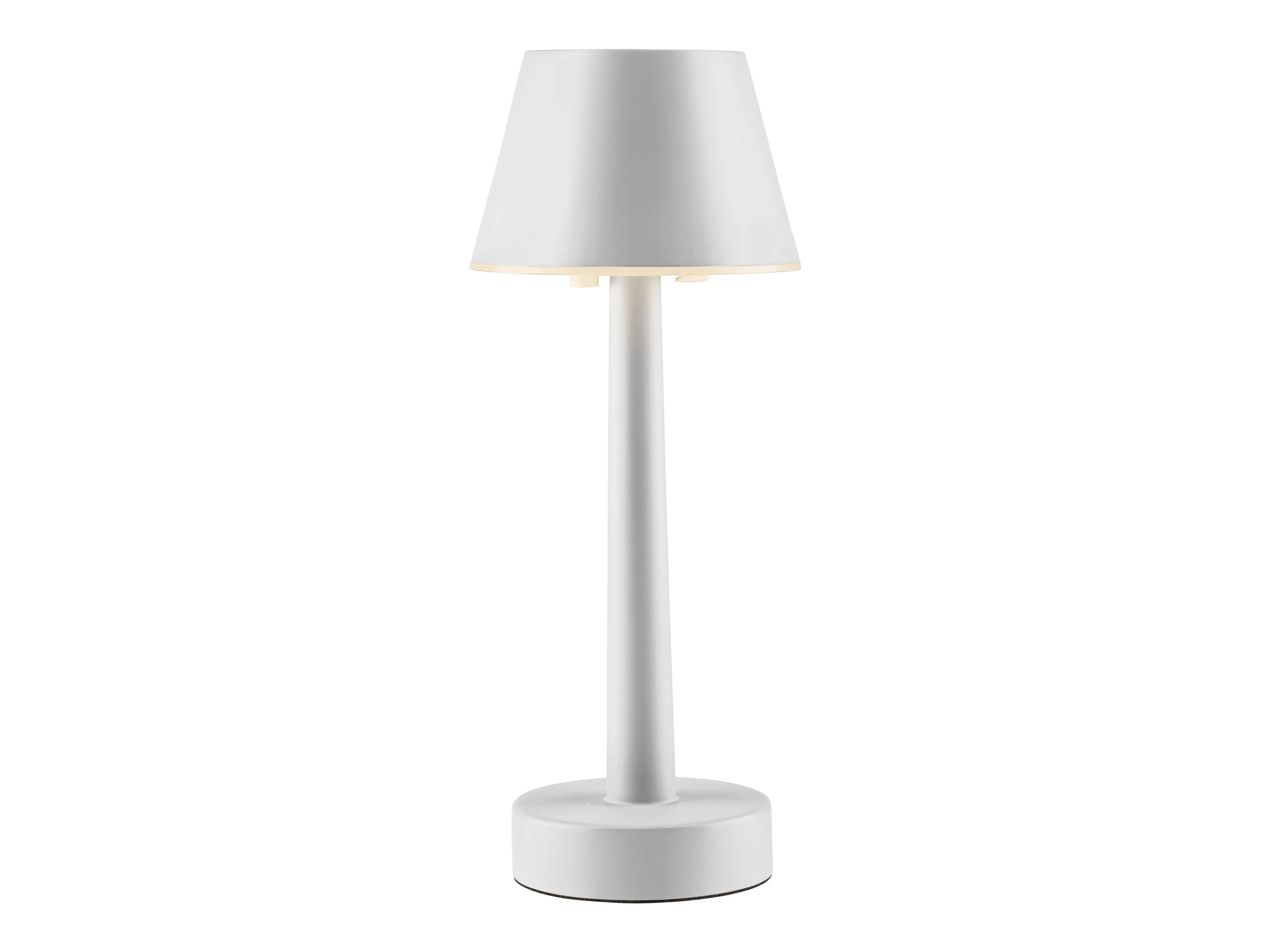 LIVARNO home Akumulatorowa lampka stołowa LED, bezprzewodowa (Biały)