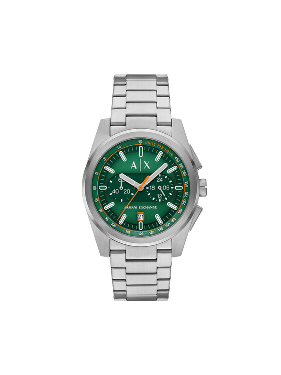 Armani Exchange Zegarek Parker Chronograph AX2862 Srebrny
