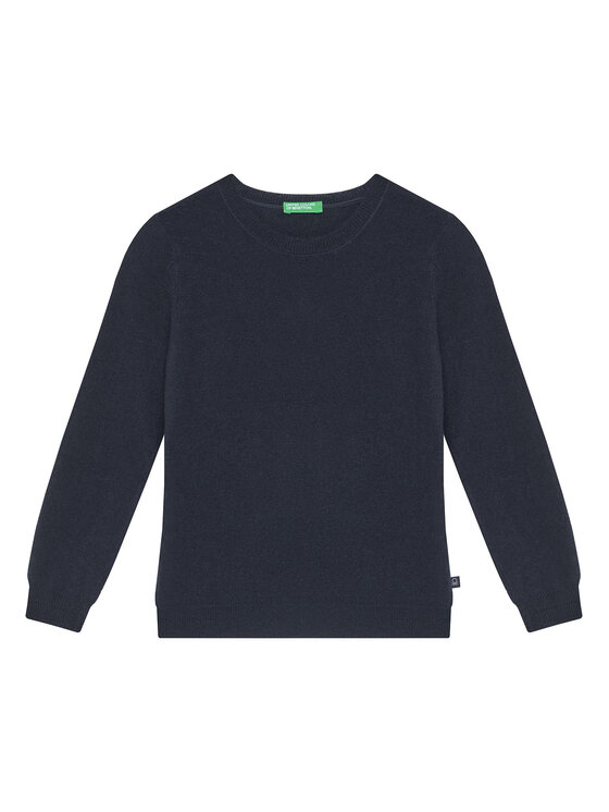 United Colors Of Benetton Sweter 106WC108R Granatowy Regular Fit