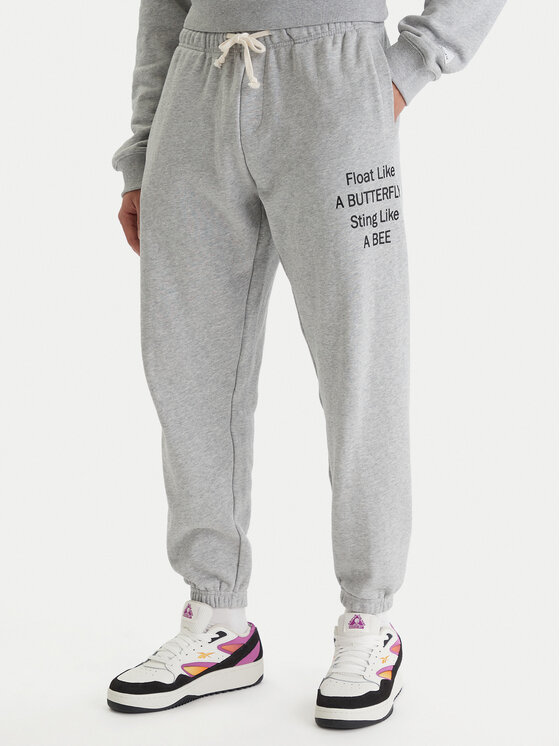 RVCA Spodnie dresowe Va X Ali 23A123500 Szary Relaxed Fit
