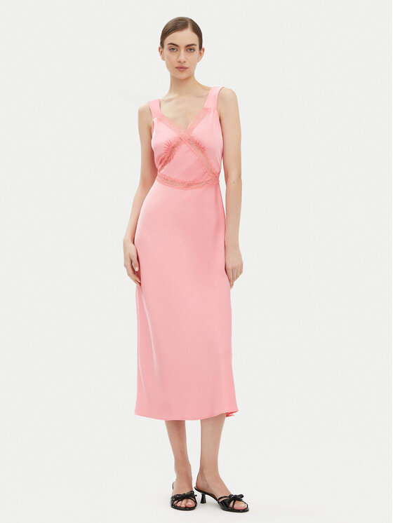 Bardot Sukienka koktajlowa 58603DB3 Różowy Regular Fit