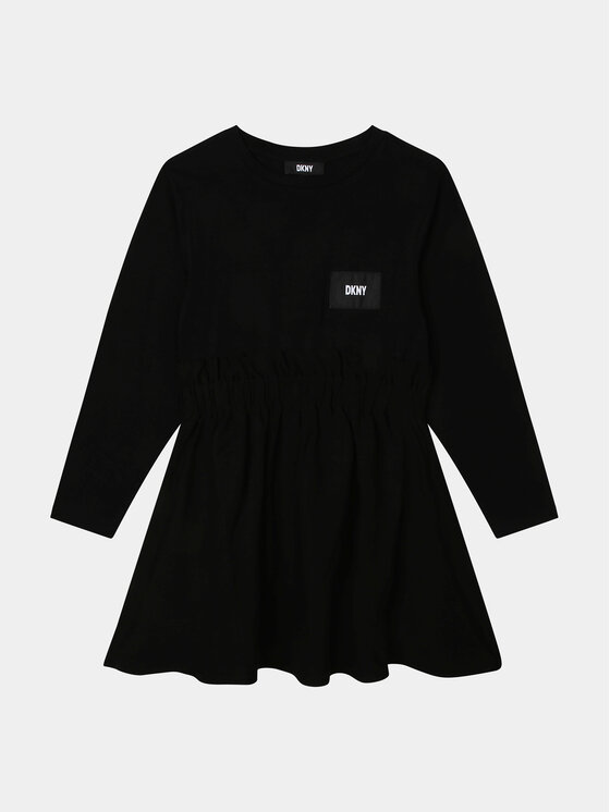 DKNY Sukienka codzienna D32895 D Czarny Regular Fit
