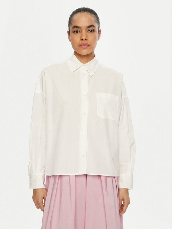 Weekend Max Mara Koszula Aureo 2515111071 Biały Oversize