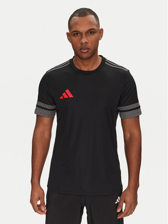 adidas Koszulka techniczna Squadra 25 Jersey JN4450 Czarny Slim Fit miniaturka