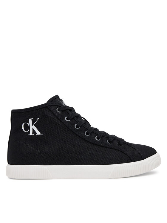 Calvin Klein Jeans Sneakersy Ess Vulc Mid Cv Mg Wn YW0YW01761 Czarny