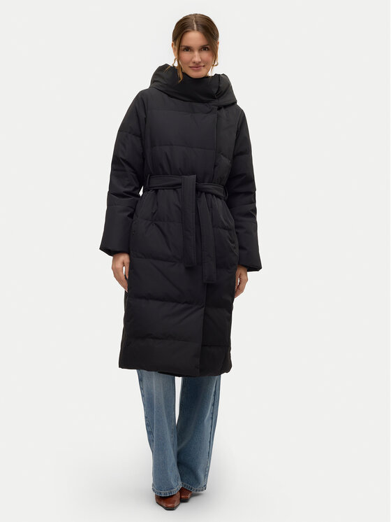 Vero Moda Kurtka puchowa Leonie 10311566 Czarny Regular Fit