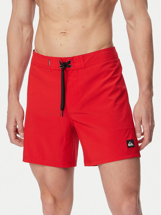 Quiksilver Szorty kąpielowe Surfsilk Kaimana 16 EQYBS04891 Czerwony Regular Fit